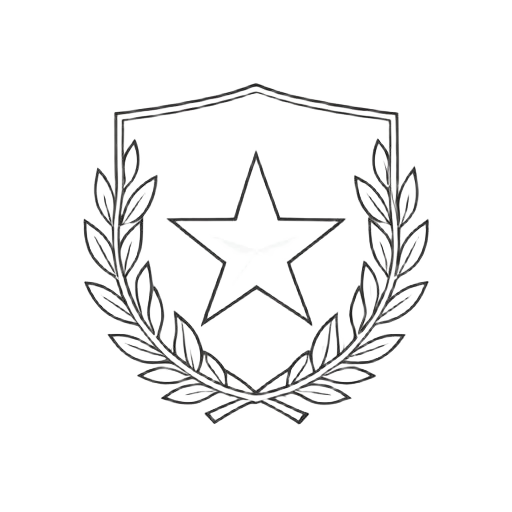 College athletics program emblem
